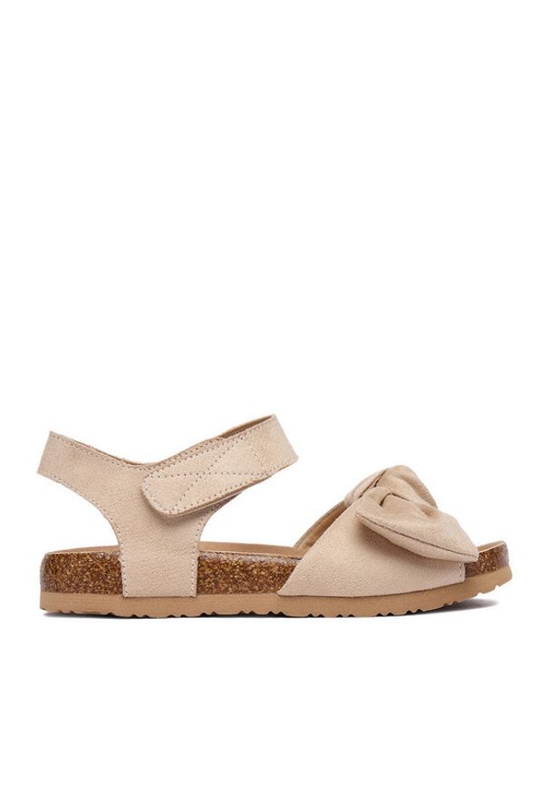 DeeZee Sandały CEO-CS20181-23 Beżowy jasny. Kolor: beżowy. Materiał: materiał