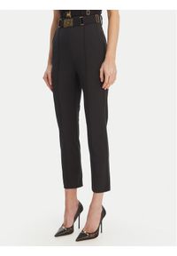 Elisabetta Franchi Spodnie materiałowe PA-132-61E2-V350 Czarny Regular Fit. Kolor: czarny. Materiał: syntetyk #1