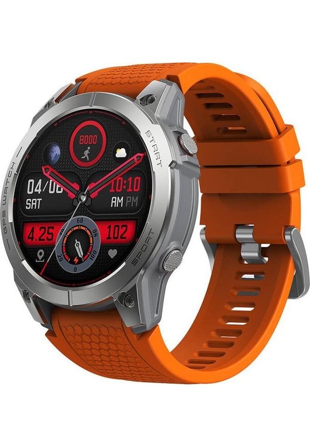 Smartwatch Zeblaze Stratos 3 Pomarańczowy (Stratos 3 Orange). Rodzaj zegarka: smartwatch. Kolor: pomarańczowy