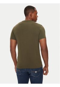 Guess T-Shirt M2YI32 J1314 Zielony Slim Fit. Kolor: zielony. Materiał: bawełna #3