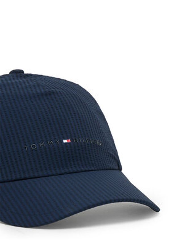 TOMMY HILFIGER - Tommy Hilfiger Czapka z daszkiem AM0AM14113 Granatowy. Kolor: niebieski. Materiał: poliester