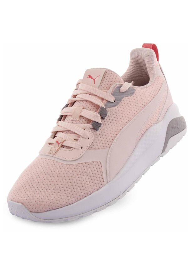 Puma - Damskie Buty Sportowe PUMA Anzarun FS 40.5 - Styl i Komfort. Kolor: fioletowy. Materiał: skóra ekologiczna. Sport: turystyka piesza