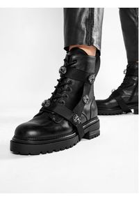 Eva Minge Trapery EM-40-08-000930 Czarny. Kolor: czarny. Materiał: skóra #9