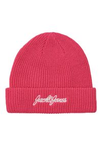 Jack & Jones - Jack&Jones Czapka 12242399 Różowy. Kolor: różowy. Materiał: syntetyk #1