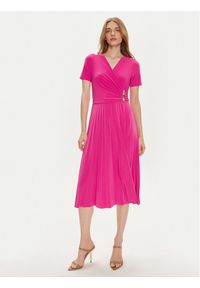 Joseph Ribkoff Sukienka codzienna 241013 Różowy Regular Fit. Okazja: na co dzień. Kolor: różowy. Materiał: syntetyk. Typ sukienki: proste. Styl: casual