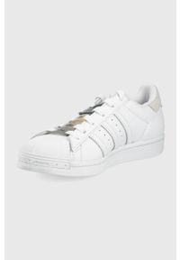 adidas Originals buty Superstar GZ0866 kolor biały. Nosek buta: okrągły. Zapięcie: sznurówki. Kolor: biały. Materiał: guma. Model: Adidas Superstar #3