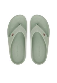 TOMMY HILFIGER - Tommy Hilfiger Japonki Th Comfort Beach Sandal FW0FW08522 Turkusowy. Kolor: turkusowy