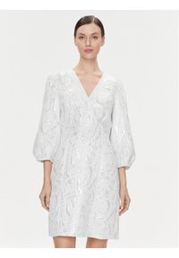 Bruuns Bazaar Sukienka koktajlowa Macluar BBW3661 Biały Regular Fit. Kolor: biały. Materiał: syntetyk. Styl: wizytowy #1