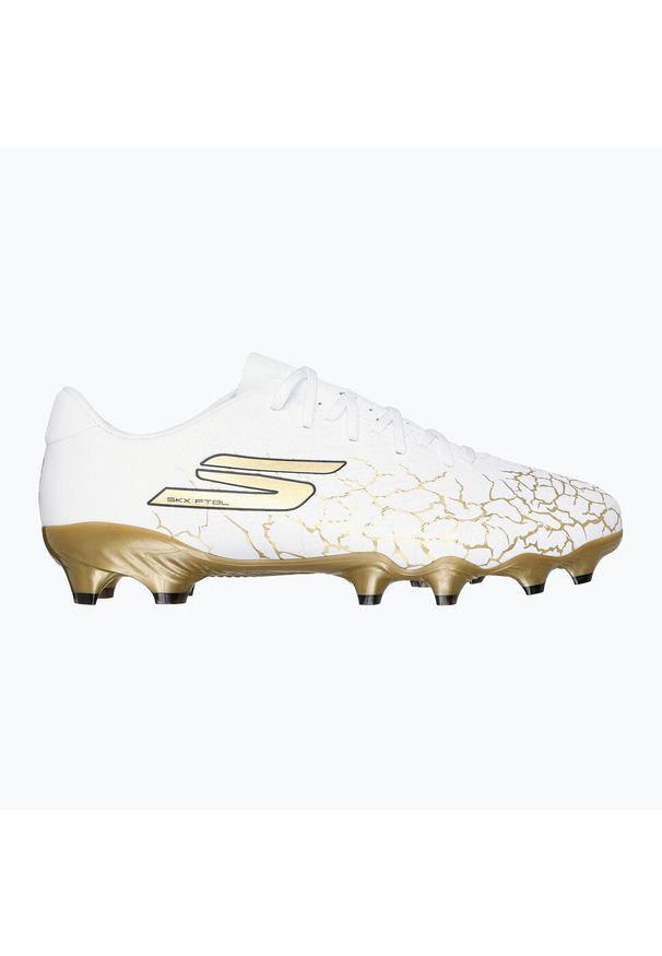 skechers - Buty piłkarskie męskie SKECHERS Skx_ 1.5 Academy FG. Kolor: biały. Sport: piłka nożna