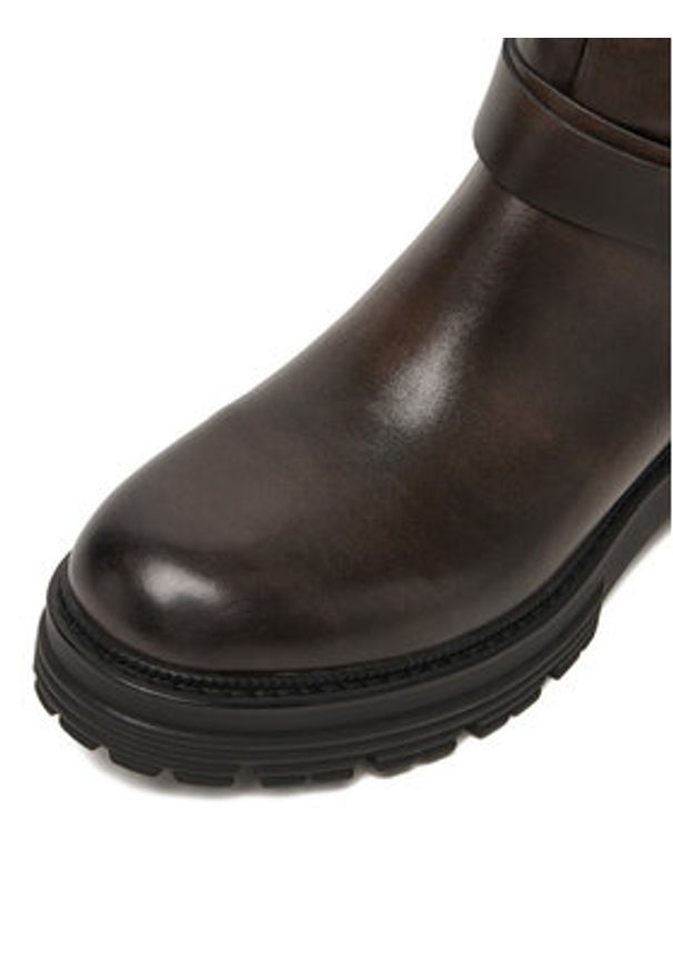 Jenny - JENNY Kozaki CEO-WS6211-10 Brązowy. Kolor: brązowy. Materiał: materiał, syntetyk