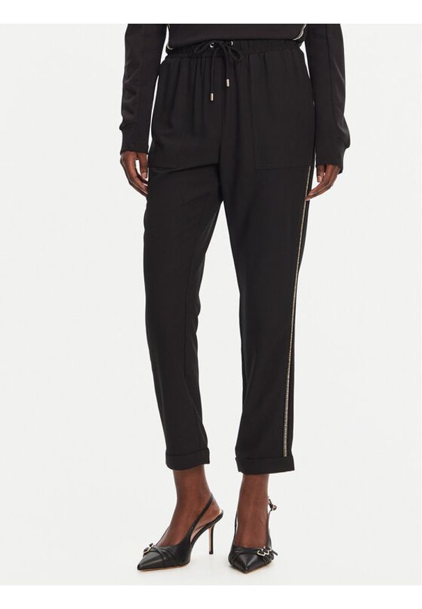 Liu Jo Sport Spodnie materiałowe TA5140 TS423 Czarny Regular Fit. Kolor: czarny. Materiał: syntetyk. Styl: sportowy