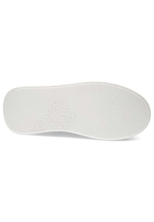 DAMISS - Białe Sneakersy Damiss Wygodne Skórzane Buty. Kolor: biały. Materiał: skóra. Szerokość cholewki: normalna. Styl: sportowy