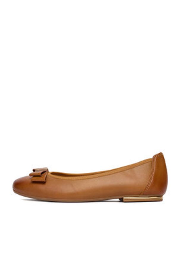 Lasocki Baleriny CEO-RST-ARABELLA-02 Brązowy. Kolor: brązowy. Materiał: skóra