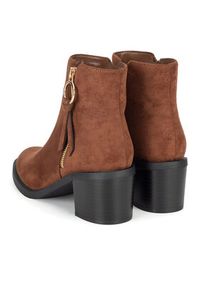 Clara Barson Botki LS5276-02A Brązowy. Kolor: brązowy. Materiał: materiał #5