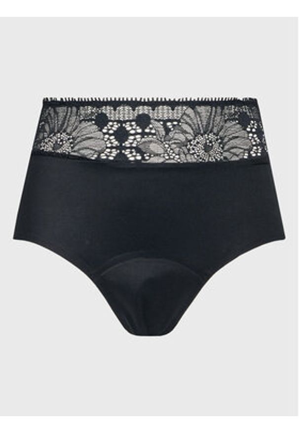 Chantelle Majtki menstruacyjne Culotte C17N70 Czarny. Kolor: czarny. Materiał: syntetyk