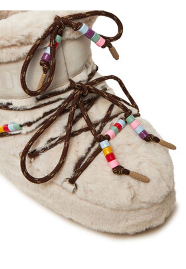 Moon Boot Śniegowce 80D1409470 Beżowy. Kolor: beżowy. Materiał: materiał