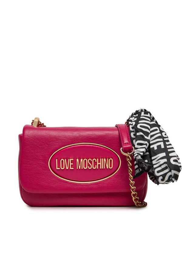 Love Moschino - LOVE MOSCHINO Torebka JC4032PP1LLE162A Różowy. Kolor: różowy. Materiał: skórzane