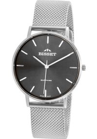 Zegarek Bisset Szwajcarski zegarek damski Bisset ARITTE srebrny grafitowa tarcza. Kolor: srebrny, szary, wielokolorowy #1
