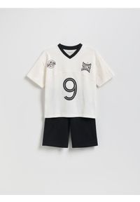 Reserved - Bawełniany komplet - złamana biel. Materiał: bawełna #1