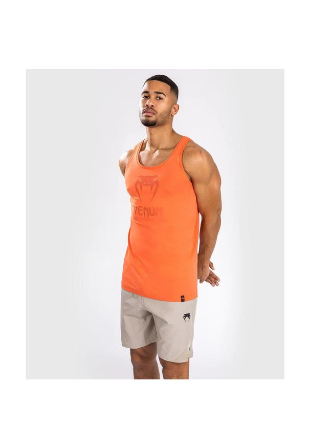 VENUM - Venum Tank Top Classic Pomarańczowy. Kolor: pomarańczowy