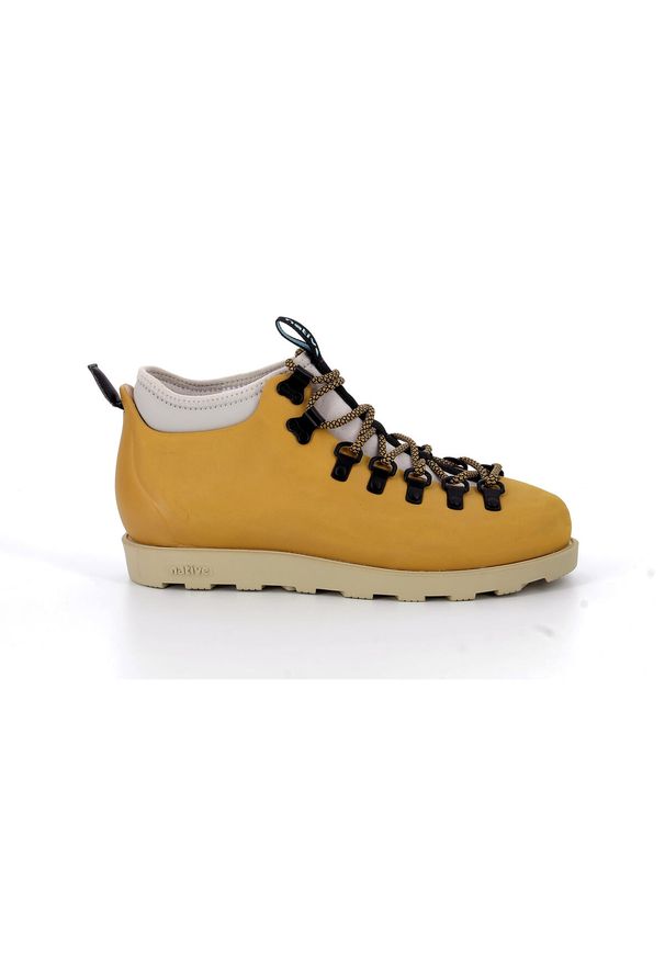 Native Shoes - Buty turystyczne zimowe uniseks Native Fitzsimmons Citylite. Kolor: brązowy, żółty. Sezon: zima. Sport: turystyka piesza
