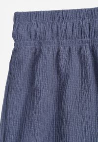 Renee - Niebieskie Teksturowane Spodnie Wide Leg z Wiązaniem w Talii Pirethei. Kolor: niebieski. Materiał: materiał. Styl: elegancki #8