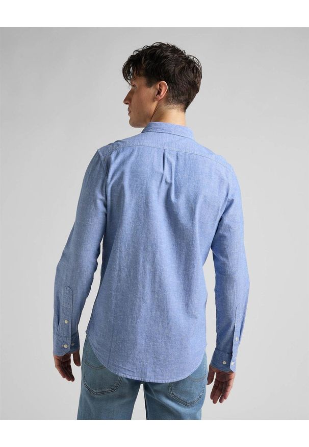 Lee - LEE LEESURE SHIRT MĘSKA KOSZULA BLUE UNION L66NORUF 112145386