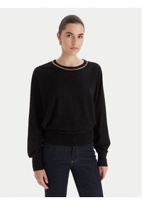 Marciano Guess Sweter 5BGR02 5782Z Czarny Regular Fit. Kolor: czarny. Materiał: syntetyk