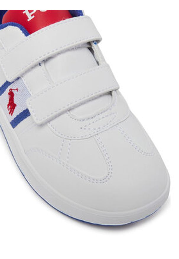 Polo Ralph Lauren Sneakersy RL02476104 Biały. Kolor: biały. Materiał: skóra