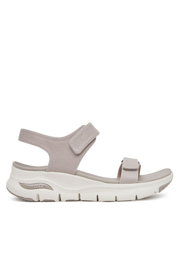 skechers - Skechers Sandały Arch Fit-Touristy 119247/TPE Brązowy. Kolor: brązowy. Materiał: materiał