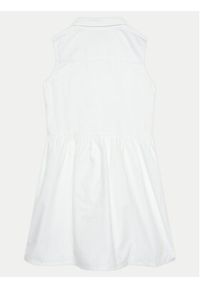 Calvin Klein Jeans Sukienka koszulowa IG0IG02477 Biały Regular Fit. Kolor: biały. Materiał: bawełna. Typ sukienki: koszulowe