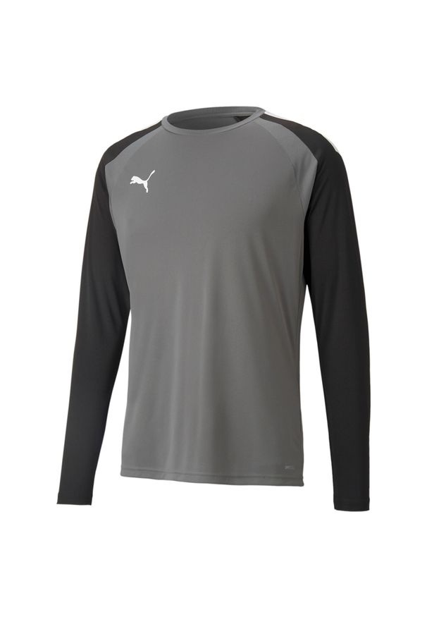 T-Shirt Puma Teampacer Gk Ls Jersey Dorosłych. Kolor: wielokolorowy, szary, czarny. Materiał: poliester