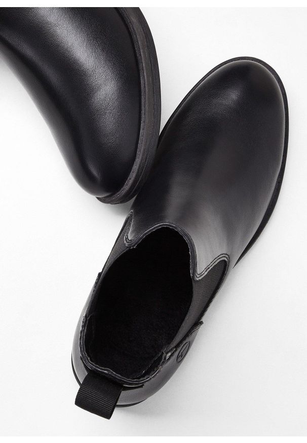 bonprix - Sztyblety Tamaris. Kolor: czarny. Styl: klasyczny