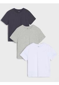 Sinsay - Koszulki basic 3 pack - wielobarwny