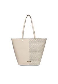 MICHAEL Michael Kors Torebka Flora 30T5GFFT3B Beżowy. Kolor: beżowy. Materiał: skórzane #4