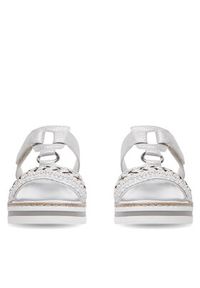 Rieker Klapki V02M6-40 Szary. Kolor: szary. Materiał: skóra, syntetyk #6