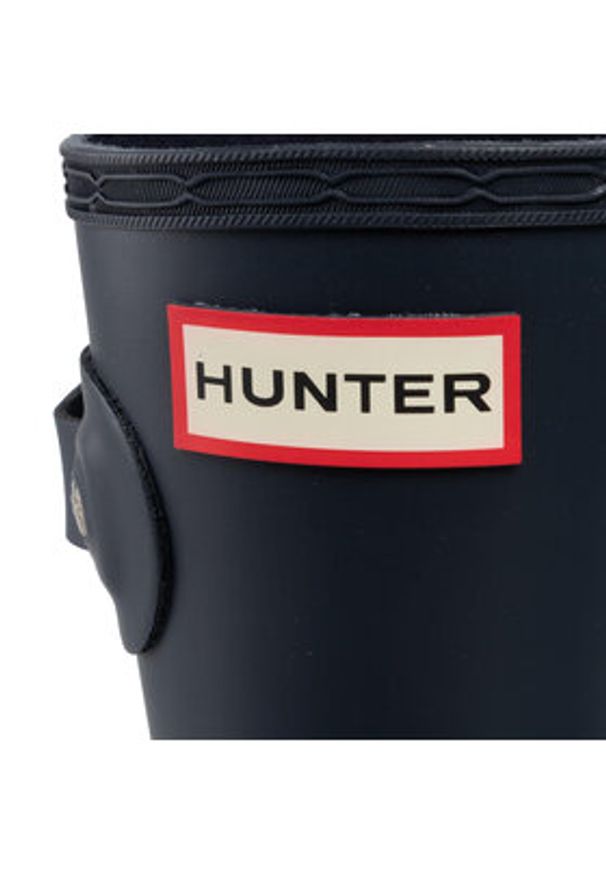 Hunter Kalosze Original Short WFS1000RMA Granatowy. Kolor: niebieski. Materiał: kauczuk