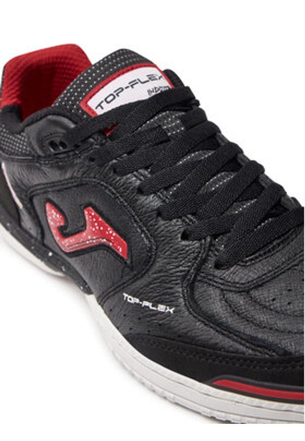 Joma Buty do piłki nożnej Top Flex Indoor TOPW2401IN Czarny. Kolor: czarny. Materiał: skóra