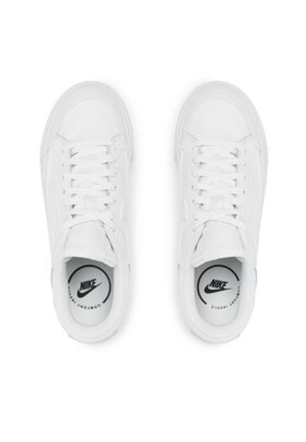 Nike Sneakersy Court Legacy Lift DM7590 101 Biały. Kolor: biały. Materiał: skóra. Model: Nike Court