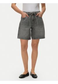 Vero Moda Szorty jeansowe Wien 10341837 Szary Relaxed Fit. Kolor: szary. Materiał: jeans #1