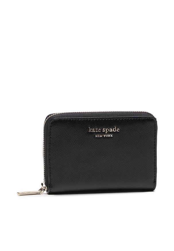 Mały Portfel Damski Kate Spade - Spencer PWR00016 Black 001U. Kolor: czarny. Materiał: skóra