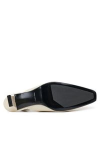 Calvin Klein Sandały Heel Mule Pump 50 - Lth HW0HW02551 Beżowy. Kolor: beżowy. Materiał: skóra #3