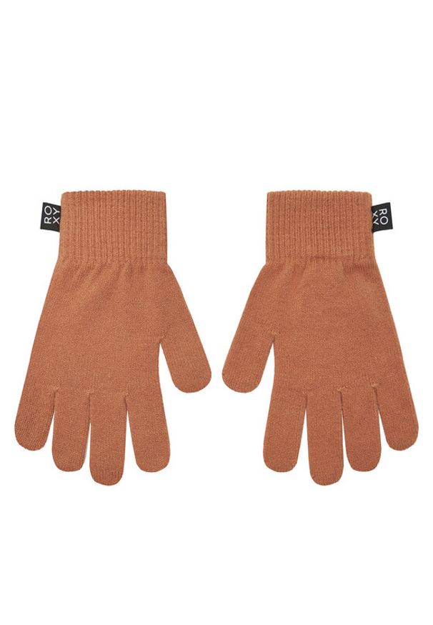 Roxy Rękawiczki Damskie Tropical Snow ERJHN03257 Brązowy. Kolor: brązowy. Materiał: akryl, materiał