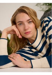 Cream Sweter Crmuka Knitted 10611880 Niebieski Straight Fit. Kolor: niebieski. Materiał: bawełna #4