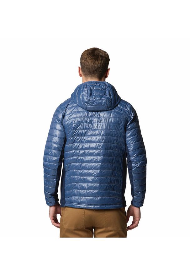 columbia - Columbia Kurtka Powder Pass 2126101478. Kolor: niebieski. Sport: turystyka piesza