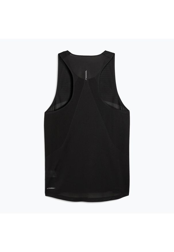 Puma - Koszulka do biegania męska PUMA Raceday Ultraspun Singlet. Kolor: czarny. Sport: bieganie