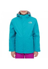 Kurtka narciarska dla dzieci The North Face Y Snow Quest. Kolor: zielony. Sport: narciarstwo