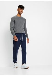 bonprix - Cienki sweter z czystej bawełny (2 szt.). Kolor: szary. Materiał: bawełna #3