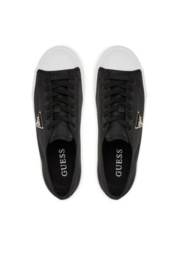 Guess Trampki FLTJO2 FAB12 Czarny. Kolor: czarny. Materiał: materiał