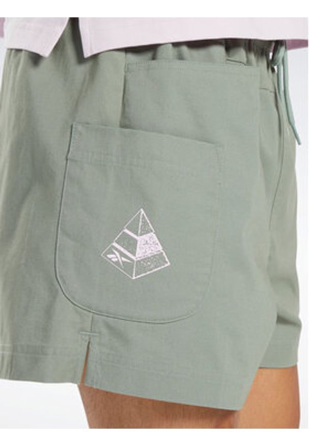 Reebok Szorty sportowe Classics Skateboard Shorts HS9185 Zielony. Kolor: zielony. Materiał: bawełna. Styl: sportowy